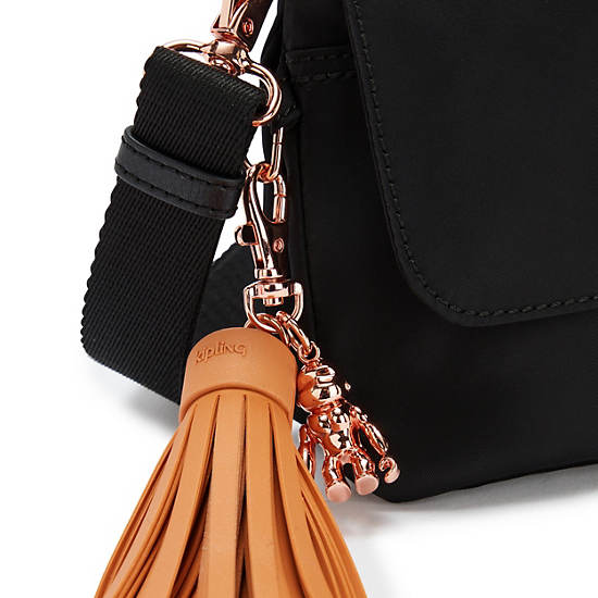 Sacs À Bandoulière Kipling Etka Small Noir | FR 1801JP